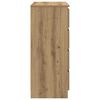 vidaXL skenkur me&eth; sk&uacute;ffum Artisan Oak 71x35x84 cm Hanna&eth;ur vi&eth;ur