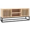 vidaXL Sj&oacute;nvarpssk&aacute;pur 105x30x45 cm Samsettur Vi&eth;ur og J&aacute;rn