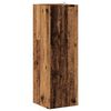 vidaXL Hornskápur Old Wood 33x33x100 cm Engineered Wood
