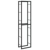 vidaXL Elivi&eth;argrind Svartur 50x30x209 cm St&aacute;l