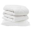 vidaXL R&uacute;mfatasett me&eth; kodda 2 pcs Hv&iacute;tt M&iacute;kr&oacute;f&iacute;ber