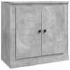 vidaXL Skenkur Steypugr&aacute;r 70x35,5x67,5 cm Samsettur Vi&eth;ur