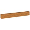 vidaXL upph&aelig;kka&eth; gar&eth;be&eth; 578x50x69 cm &uacute;r corten st&aacute;li