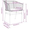 vidaXL Gar&eth;ur bor&eth;sett 5 pcs Br&uacute;nn p&oacute;l&yacute;rattan
