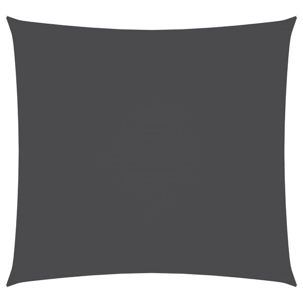 vidaXL Sólskyggni Sólsegl Oxford Dúkur Ferhyrnt 2 x 2 m Reykgrátt