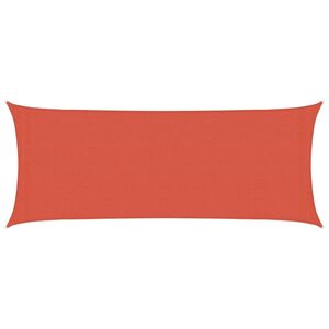 vidaXL Skyggnid&uacute;kur Segl 160 g/m&sup2; Leirbr&uacute;nn 2x4,5 m HDPE