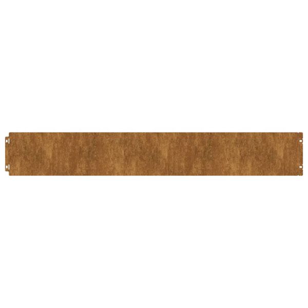 vidaXL Gar&eth;kantar 10 stk. 15x103 cm Sveigjanlegt Corten-st&aacute;l