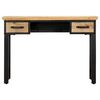 247758 vidaXL Writing Table 110x50x76 cm Solid Mango Wood