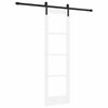 vidaXL Rennidyr ORKDAL Hv&iacute;tt og svart 61 x 198,5 cm