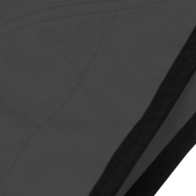 vidaXL 3-boga Bimini-skyggni Reykgrátt 183x196x137 cm