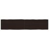 vidaXL Bor&eth;plata 180x40x(2-6)cm Me&eth;h&ouml;ndla&eth;ur Vi&eth;ur N&aacute;tt&uacute;rulegar Br&uacute;nir