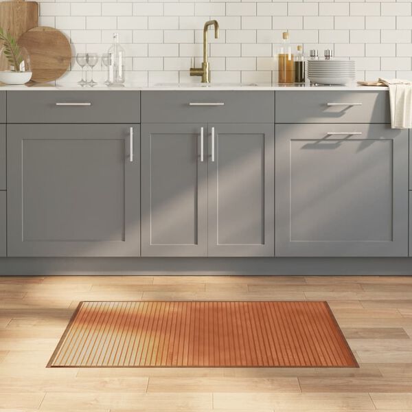 vidaXL Motta Ferhyrnd Br&uacute;n 60x100 cm Bambus