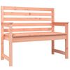 vidaXL Gar&eth;bekkur 109x48x91,5 cm Gegnheilt Douglasgreni