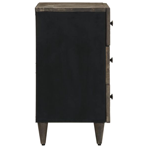 vidaXL N&aacute;ttbor&eth;ssk&aacute;pur Lj&oacute;sgr&aacute;r 50x33x60 cm Solid Wood Mang&oacute;