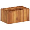 vidaXL Upph&aelig;kka&eth;ur Gr&oacute;&eth;urker 50x30x25 cm Gegnheill Akas&iacute;uvi&eth;ur