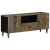 vidaXL sj&oacute;nvarpssk&aacute;pur Lj&oacute;sgr&aacute;r 105x33,5x46 cm Solid Wood Mang&oacute;