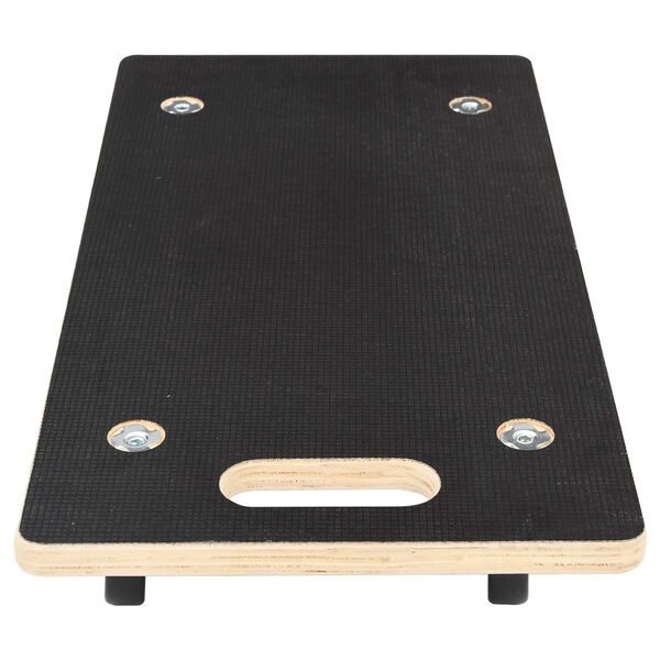 vidaXL Flutningsvagn 6 pcs Gr&aacute;r Krossvi&eth;ur