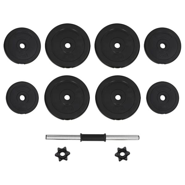 vidaXL 1 x Handlóð 15 kg