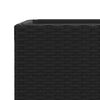 vidaXL Gar&eth;ker Svart 30x30x60 cm P&oacute;l&yacute;rattan