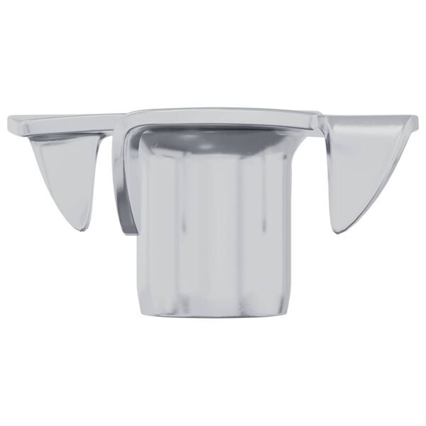 vidaXL Pronged T-nut 2 pcs Silfur M6 mm St&aacute;l