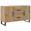 vidaXL skenkur Artisan Eik 100x36x60 cm Hanna&eth;ur vi&eth;ur