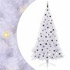 vidaXL Gervi j&oacute;latr&eacute; me&eth; 300 LED me&eth; standi Hv&iacute;tt 240 cm PVC og St&aacute;l