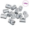 vidaXL Bollan&uacute;tar 3462 pcs Silfur M6 x 13 mm M&aacute;lmur