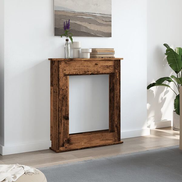 vidaXL Arinn Surround Old Wood 75x20x87,5 cm Engineered Wood