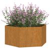vidaXL Gr&oacute;&eth;ursetningu Rusty 90x90x45 cm Corten St&aacute;l