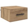 vidaXL Noat&ouml;flu sk&aacute;pur handverkseik 35 x 35 x 20 cm Samsettur vi&eth;ur
