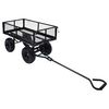 vidaXL Gar&eth;handvagn Svartur 250 kg
