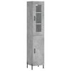 vidaXL H&aacute;r Sk&aacute;pur Steypugr&aacute;r 34,5x34x180 cm Samsettur Vi&eth;ur