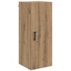vidaXL Veggsk&aacute;pur Artisan Eik 34,5 x 34 x 90 cm Samsettur vi&eth;ur