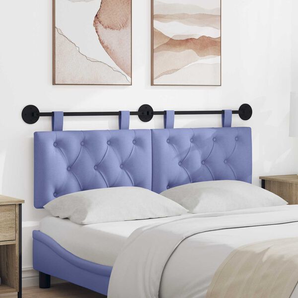 vidaXL Hengisk&aacute;li Vegghengt Jeansbl&aacute;r 130 x 55 x 7 cm d&uacute;kur