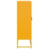 vidaXL Highboard Mustard Yellow 68x39x123 cm Stál