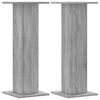 vidaXL Pl&ouml;ntustandar 2 stk Gr&aacute;r Sonoma 30x30x80 cm Samsettur Vi&eth;ur