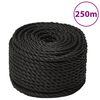 vidaXL B&aacute;tareipi Svartur 16 mm 250 m P&oacute;l&yacute;pr&oacute;p&yacute;len