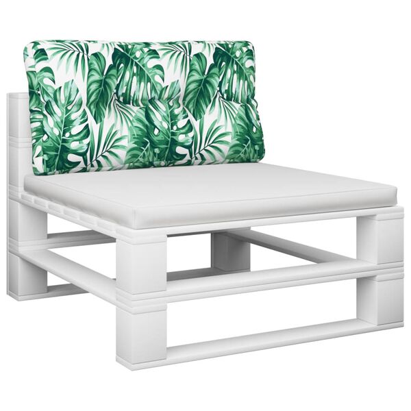 vidaXL Sessa fyrir Brettas&oacute;fa Laufamynstur 80x40x12 cm Efnis&aacute;kl&aelig;&eth;i