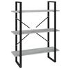 vidaXL B&oacute;kask&aacute;pur Gr&aacute;r Sonoma 80x30x105 cm Samsettur Vi&eth;ur