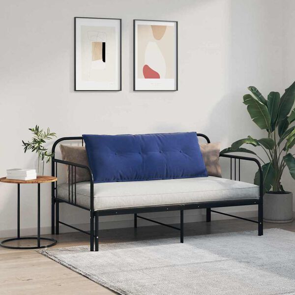 vidaXL Bakp&uacute;&eth;i L&ouml;greglu bl&aacute;r 120 x 50 cm Korduroy efni