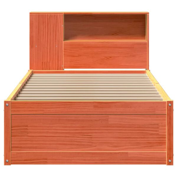 vidaXL R&uacute;mgrind &aacute;n D&yacute;nu Vaxbr&uacute;n 100x200 cm Gegnheil Fura