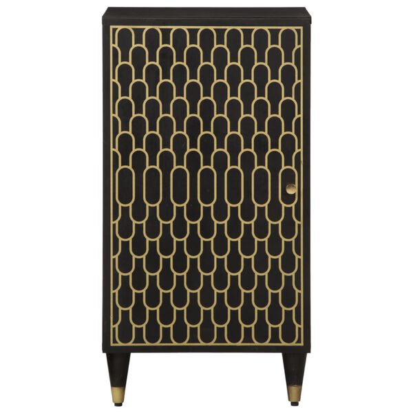 vidaXL Hliðarskápur 40x33x75 cm Gegnheill Mangóviður