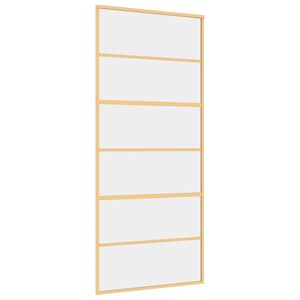 vidaXL Rennihur&eth; Gyllt 90x205 cm Gl&aelig;rt Hert Gler og &Aacute;l