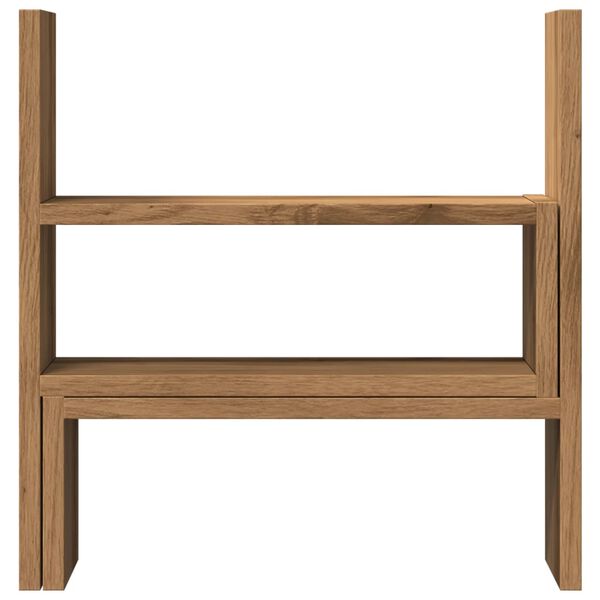 vidaXL Skrifborðsskipuleggjari Artisian Eik 40x17x41cm Samsettur Viður