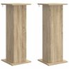 vidaXL Bl&oacute;mastandur 2 pcs Sonoma eikarlitur 30,5 x 30 x 80,5 cm