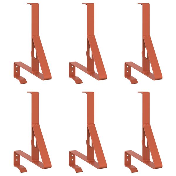 vidaXL Snj&oacute;v&ouml;rn Sty&eth;ja Rau&eth;ur 29,5 x 3 x 34,5 cm St&aacute;l