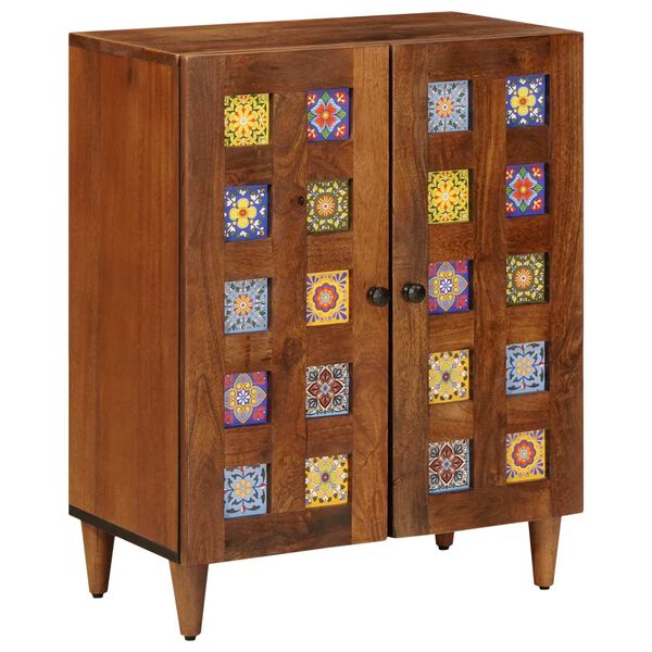 vidaXL Vi&eth;beinteyfla Valhnota 60 x 33,5 x 75 cm Hart mang&oacute;tr&eacute;