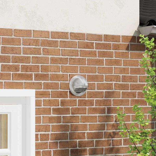 vidaXL Loftoppa 8 pcs Silfur 150 mm Ry&eth;fr&iacute;tt St&aacute;l