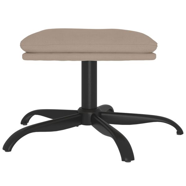 vidaXL F&oacute;taskemill Lj&oacute;sgr&aacute;r 60x60x36 cm M&iacute;kr&oacute;f&iacute;ber