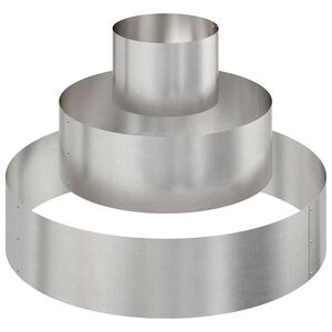 vidaXL Gar&eth;pl&ouml;ntukassi Silfur 90 x 90 x 20 cm Ry&eth;fr&iacute;tt St&aacute;l